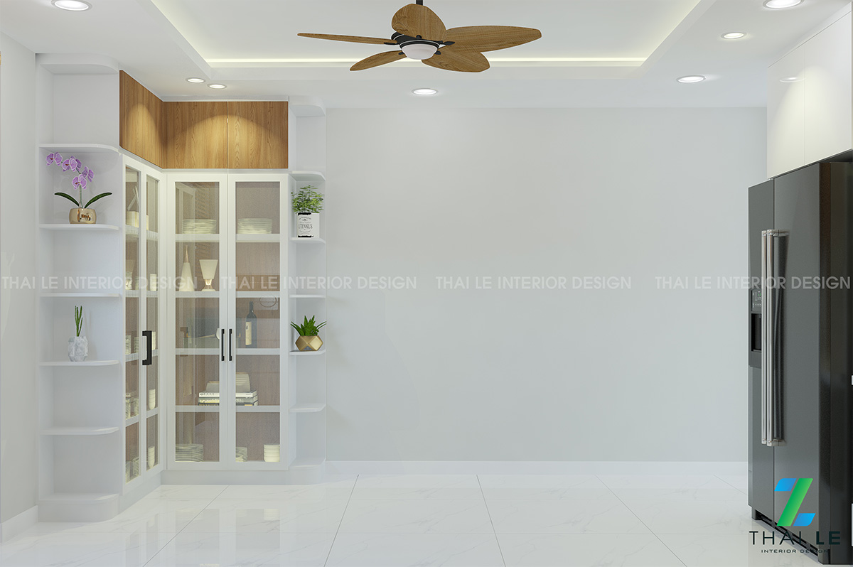 Thiết kế nội thất nhà phố Đường B2 Bình Điền Q8 - 400m2